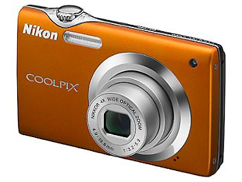 Nikon Coolpix S3000 Digital Camera - Orange