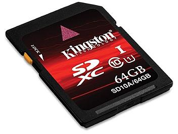 Kingston 64GB Class-10 SDXC Memory Card (pack 2 pcs)