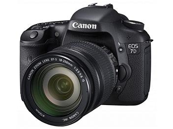 Canon EOS-7D DSLR Camera with Canon EF-S 18-200mm IS Lens