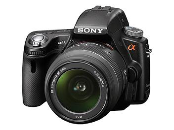 Sony Alpha SLT-A55 DSLR Camera with Sony 18-55mm Lens
