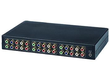 Globalmediapro SCT YS04MA 4x2 Component Video Switcher with RC01 RS232 Remote Control