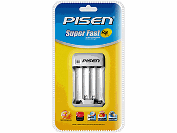 Pisen TS-MC003 2-channel AA, AAA Fast Battery Charger (pack 10 pcs)