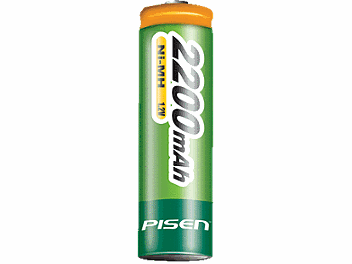Pisen AA 2200mAh Ni-MH Rechargeable Battery (pack 20 pcs)