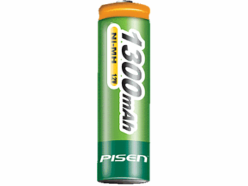 Pisen AA 1300mAh Ni-MH Rechargeable Battery (pack 20 pcs)