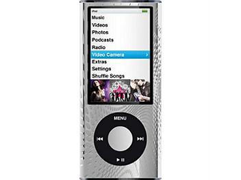 iLuv ICC308SIL Hard Shell wtih Aluminum Frong iPod Case - Silver