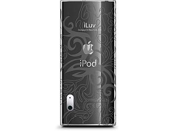 iLuv ICC310BLK Soft TPU Case with Flame Pattern iPod Case - Black