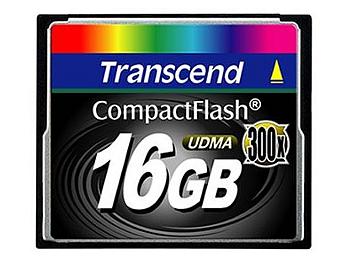 Transcend 16GB 300x CompactFlash Memory Card (pack 2 pcs)