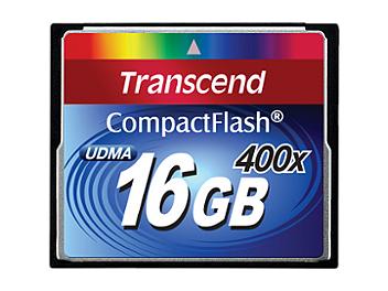 Transcend 16GB 400x CompactFlash Card (pack 2 pcs)