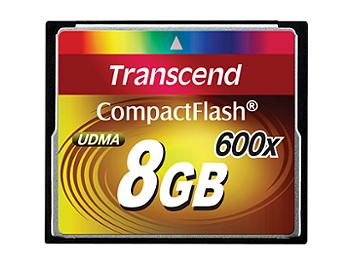 Transcend 8GB 600x CompactFlash Card (pack 5 pcs)