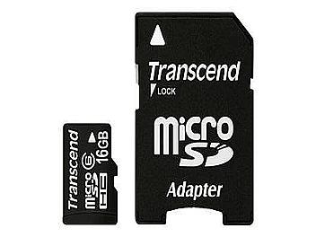 Transcend 16GB Class-6 Micro SDHC Memory Card