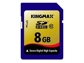 Kingmax 8GB Class-10 SDHC Memory Card (pack 2 pcs)