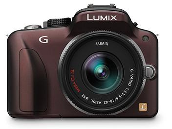 Panasonic Lumix DMC-G3 Camera PAL Kit with 14-42mm Lens - Brown