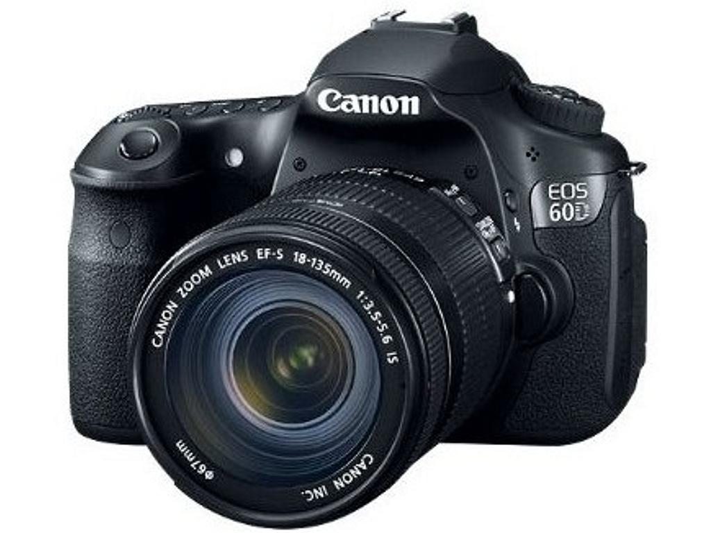 Canon EOS-60D DSLR Camera with Canon EF-S 18-55mm IS Lens