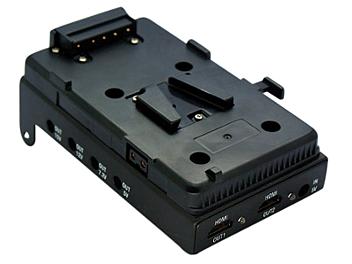 Pchood BP V-Mount Battery Pinch with HDMI Splitter and Rail Adapter
