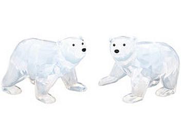 Swarovski 1080774 White Opal Polar Bear Cubs