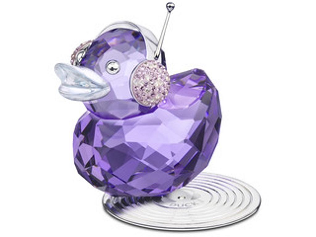 スワロフスキー Happy Duck ハッピーダック DJ パープル Swarovski 1049592 Duck J