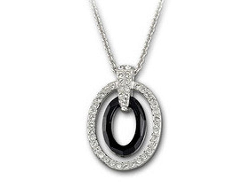 Swarovski 1039119 Logan Jet Pendant Swarovski 1039119 Logan Jet Pendant