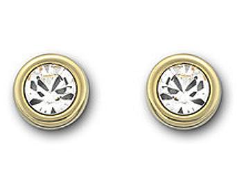 Swarovski 1058468 Golden Harley Pierced Earrings
