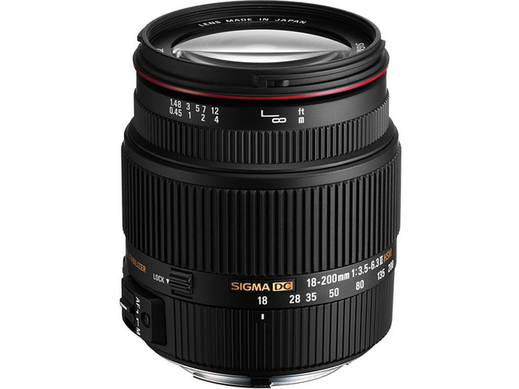 Sigma 18-200mm F3.5-6.3 II DC OS HSM Lens - Canon Mount