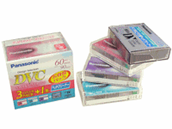 Panasonic AY-DVM60DN4C mini-DV Cassettes and Cleaning Tape Kit