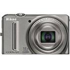 Nikon Coolpix S9100 Digital Camera - Silver