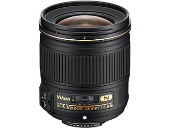 Nikon 28mm F1.8G AF-S Nikkor Lens