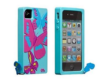 Case Mate CM019535 Butterflies Silicone Skin Case for iPhone 4/4S
