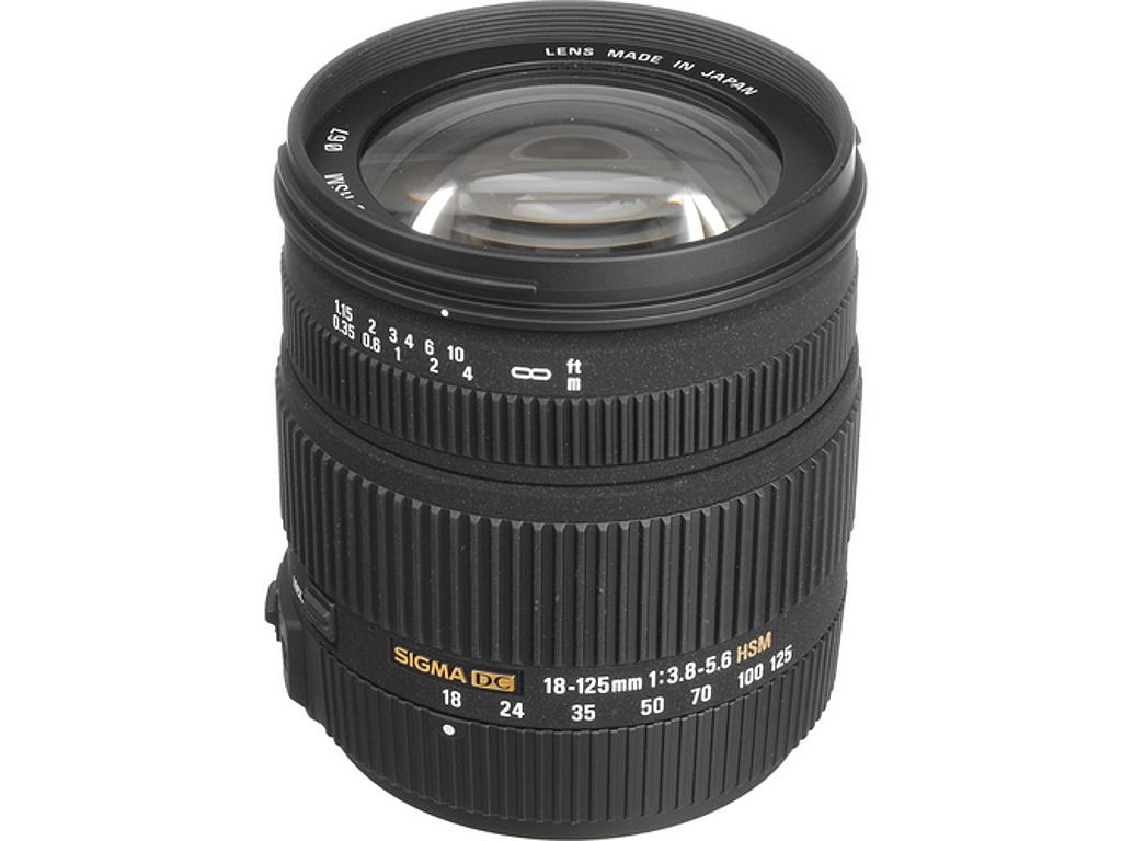 Sigma 18-125mm F3.8-5.6 DC OS HSM Lens - Pentax Mount
