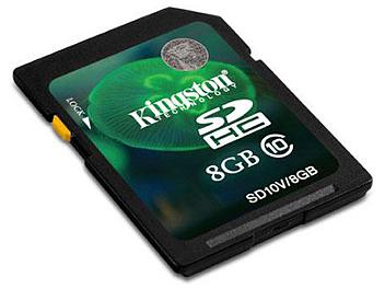 Kingston 8GB Class-10 SDHC Memory Card