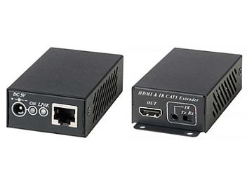 Globalmediapro SCT HE02EI 4K HDMI and IR CAT5 Extender (Transmitter and Receiver)
