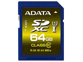 A-DATA 64GB Premier Pro UHS-I U1 Class-10 SDXC Card (pack 2 pcs)
