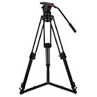 Globalmediapro FH10-CF-G Video Tripod with Carbon Fiber Legs and Ground Spreader
