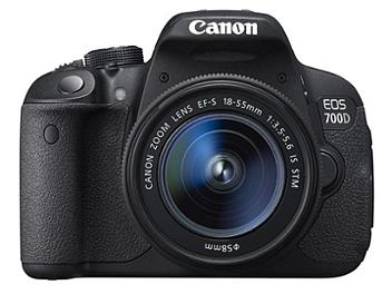 Canon EOS-700D DSLR Camera with EF-S 18-55mm IS STM Lens