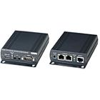 Globalmediapro SCT HE02P 4K HDMI CAT5 Extender with Ethernet, RS232, IR, PoH (Transmitter and Receiver)