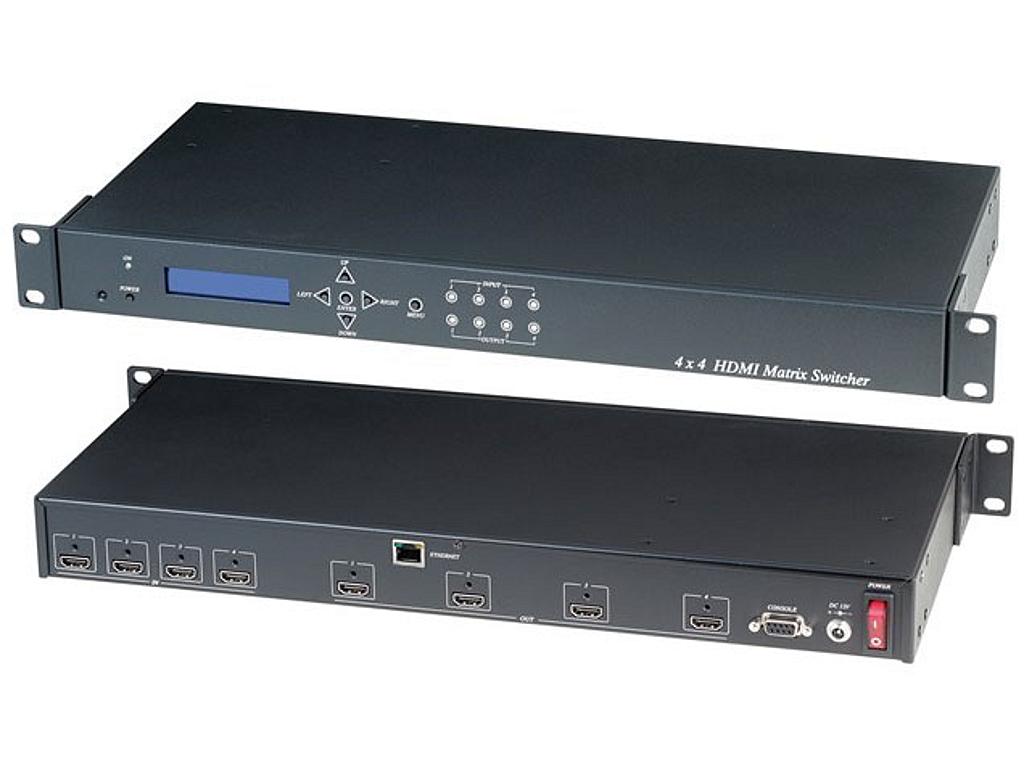 Nevada Remo Sabio Globalmediapro SCT HS04M 4x4 HDMI Matrix Switcher