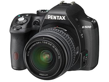 Pentax K-500 DSLR Camera with Pentax 18-55mm Lens