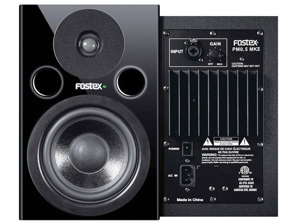Fostex PM0.5 MKII Studio Monitors Pair - Black