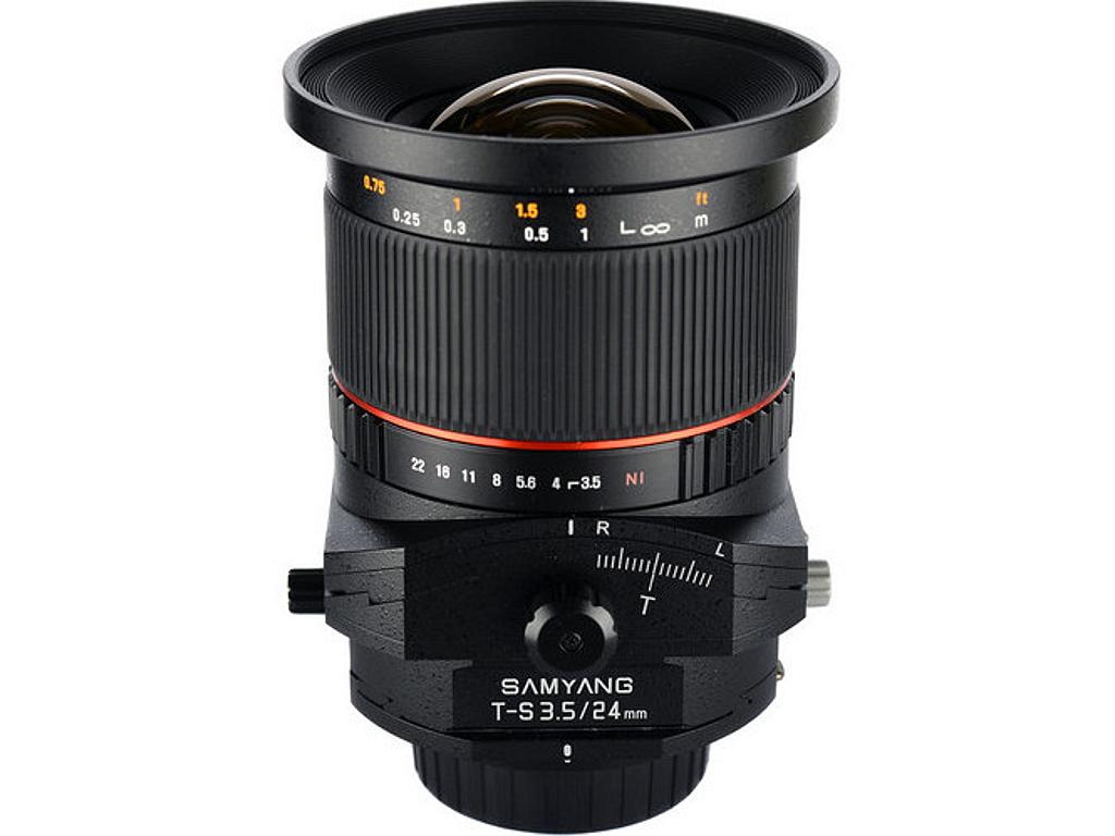 successor position Dislocation Samyang 24mm F3.5 ED AS UMC Tilt-Shift Lens - Nikon Mount