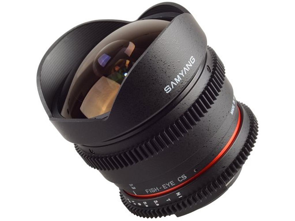 Samyang 8mm T3.8 VDSLR Fisheye Lens - Canon Mount