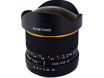 Samyang 8mm F3.5 Fisheye Lens - Pentax Mount