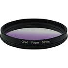 Globalmediapro Graduated Color Filter 55mm - Purple