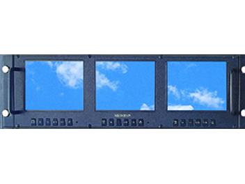 Viewtek LRM-6531 3 x 5.6-inch LCD Monitors with VGA Input