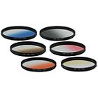 Globalmediapro Graduated Color Filter Kit 003 77mm, 6pcs