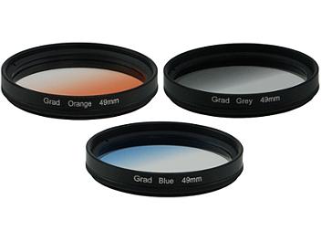Globalmediapro Graduated Color Filter Kit 004 49mm, 3pcs