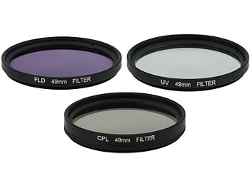 Globalmediapro Filter Kit 005 (UV, CPL, FLD) 49mm, 3 pcs