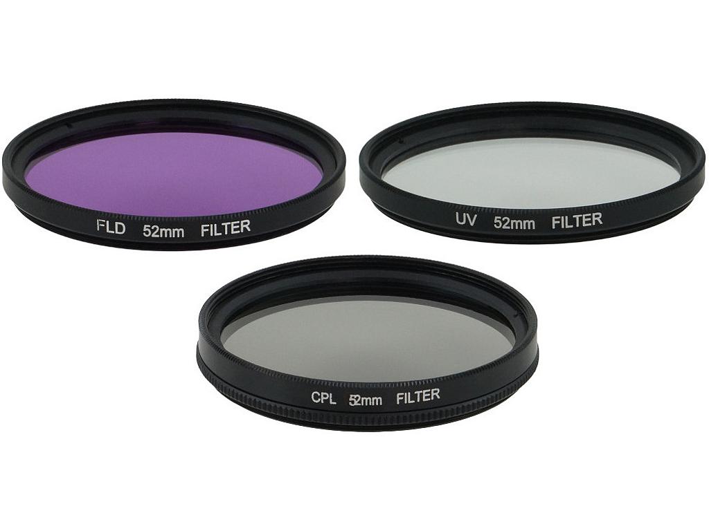 Xit 58mm Pro Series 3 Piece Filter Kit UV CPL FLD Compatible with Sony Canon Nikon Panasonic JVC Olympus Pentax Sigma Tamron