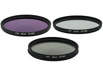 Globalmediapro Filter Kit 005 (UV, CPL, FLD) 62mm, 3 pcs