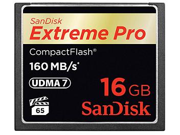 SanDisk 16GB Extreme Pro CompactFlash Memory Card 160MB/s (pack 2 pcs)
