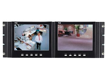 Globalmediapro 2 x T-LV-80R01 8-inch LCD Monitors + T-RK-80 Rack Adapter
