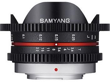 Samyang 7.5mm T3.8 Cine Fisheye Lens - Micro Four Thirds Mount